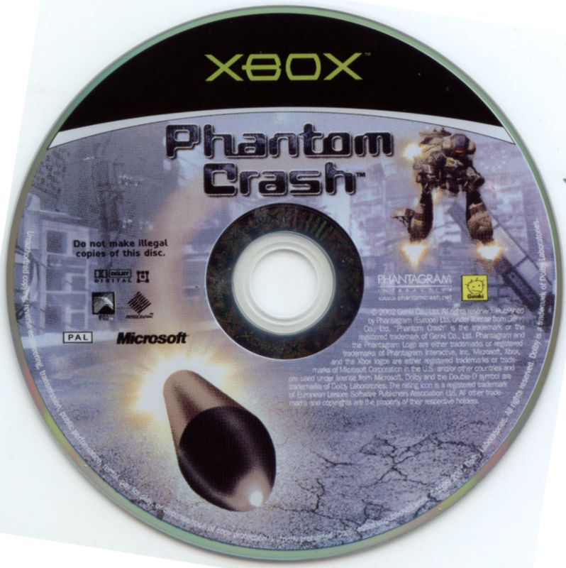 Phantom Crash cover or packaging material - MobyGames