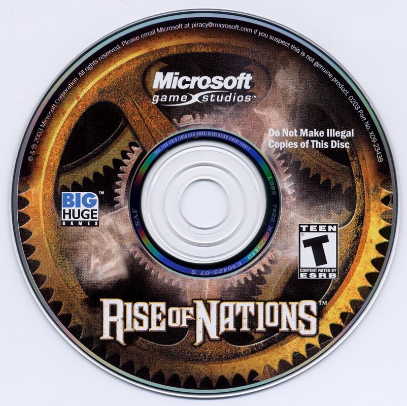 Media for Rise of Nations (Windows)