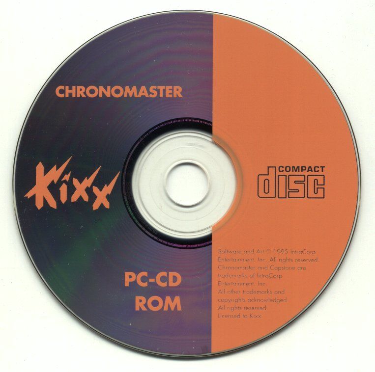 Media for Chronomaster (DOS) (Kixx release)