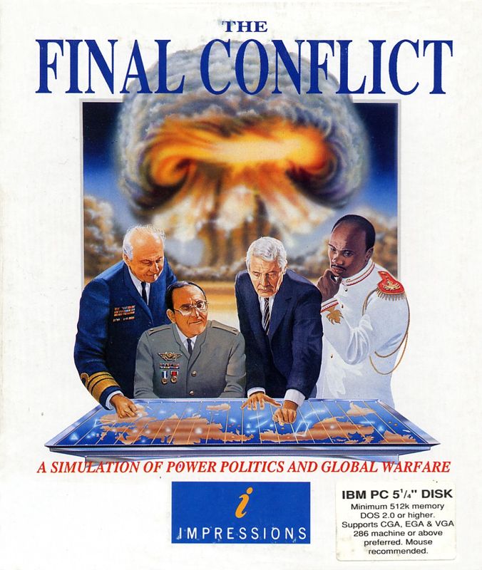Front Cover for The Final Conflict (DOS)