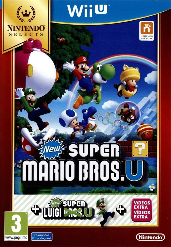 Front Cover for New Super Mario Bros. U + New Super Luigi U (Wii U) (Nintendo Selects release)