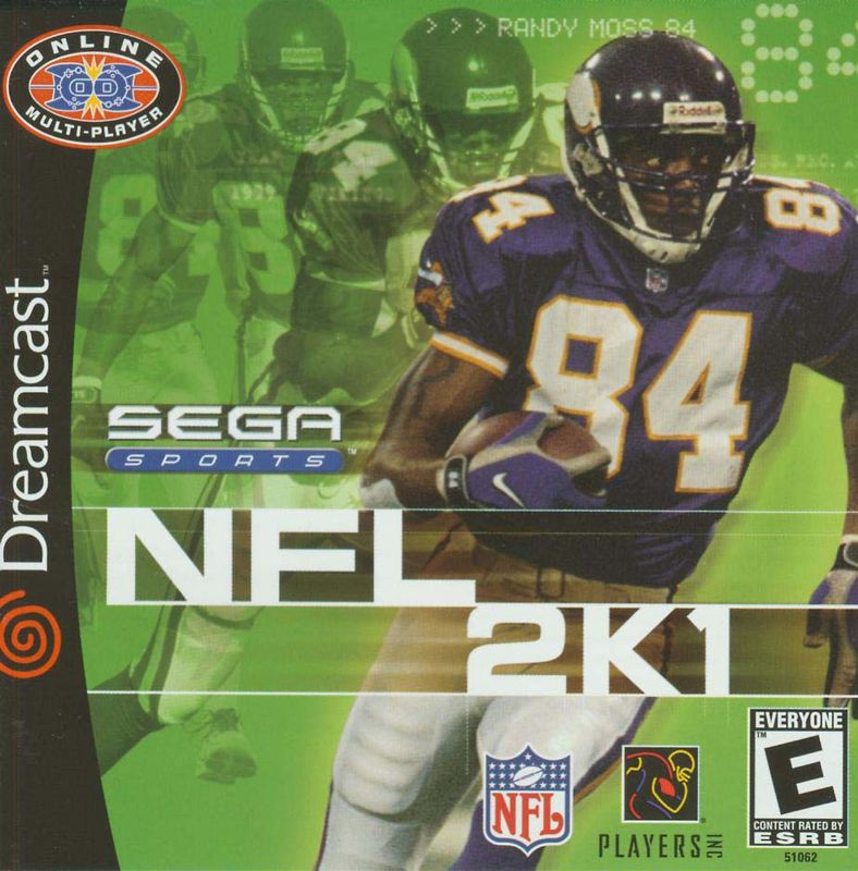 Front Cover for NFL 2K1 (Dreamcast)