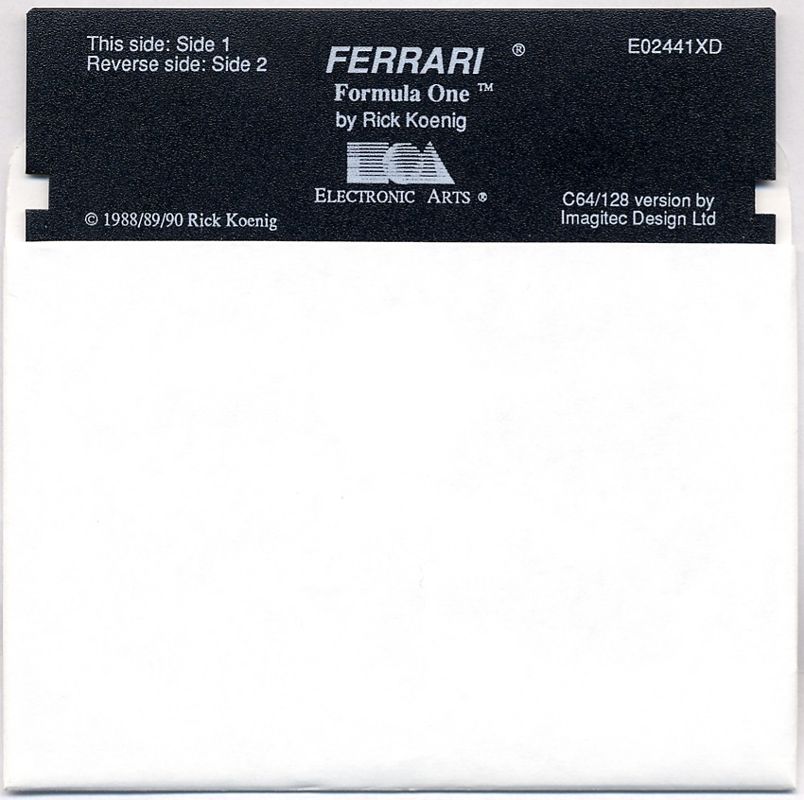 Media for Ferrari Formula One (Commodore 64)