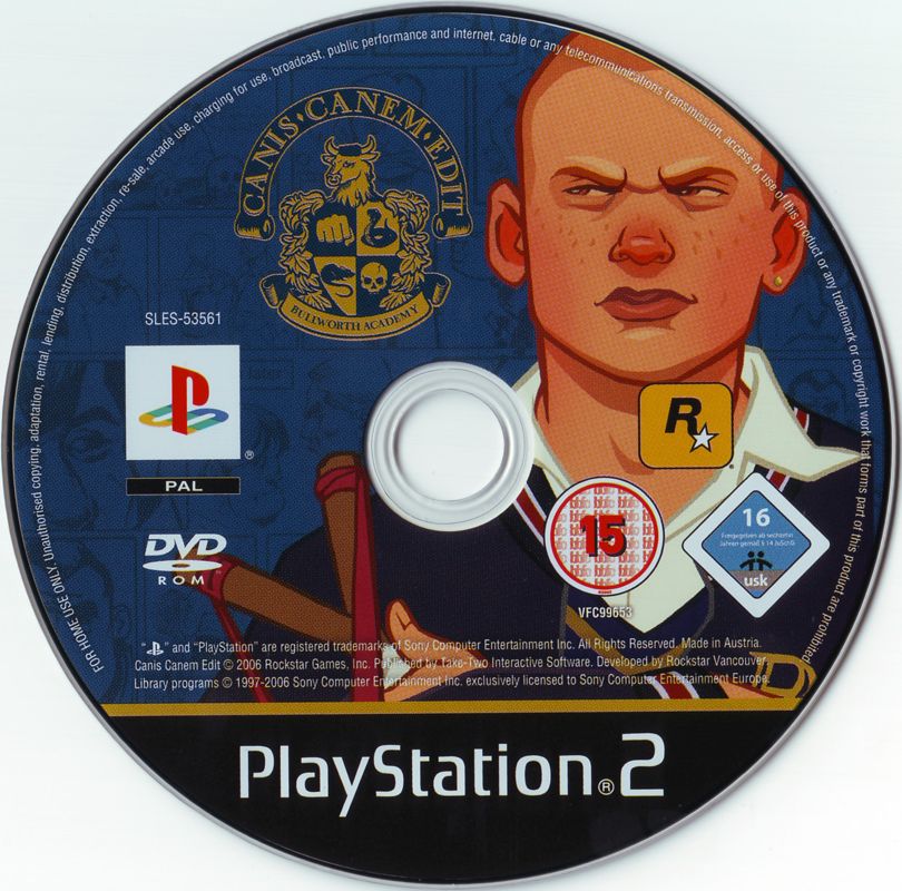 Media for Bully (PlayStation 2)