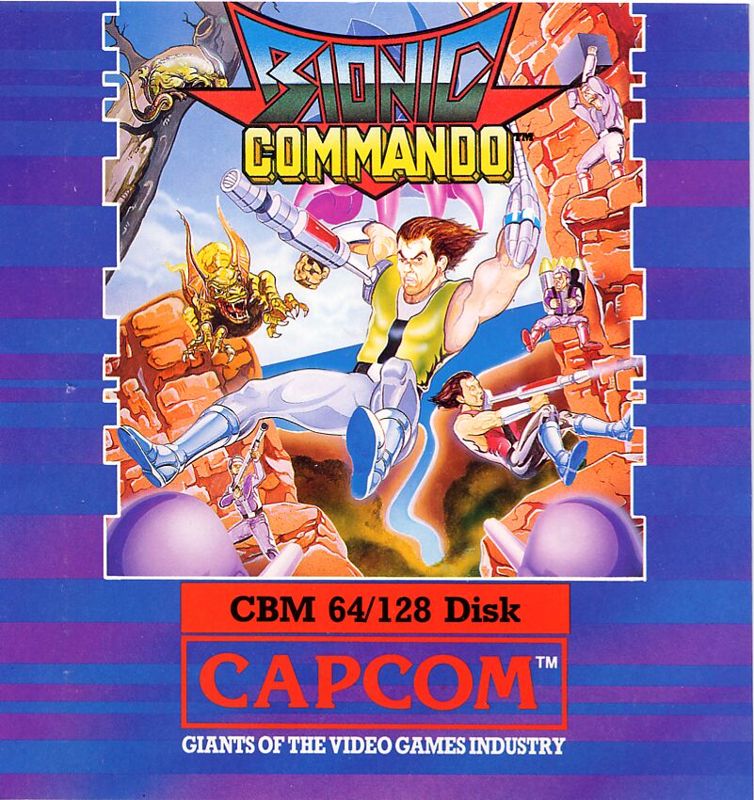 Front Cover for Bionic Commando (Commodore 64)