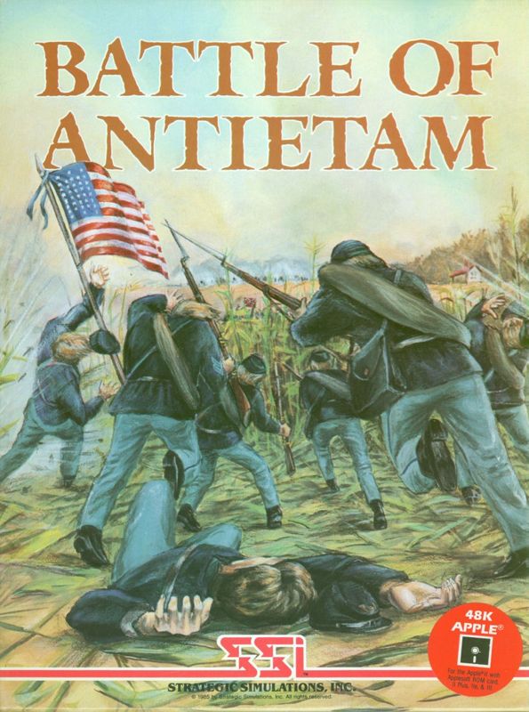 Front Cover for Battle of Antietam (Apple II)