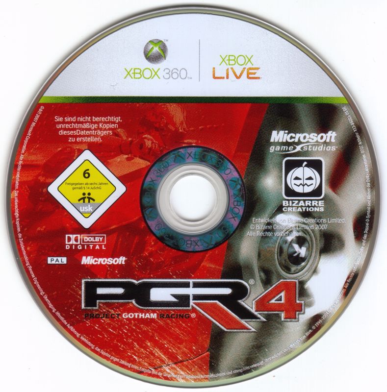 Media for Project Gotham Racing 4 (Xbox 360)