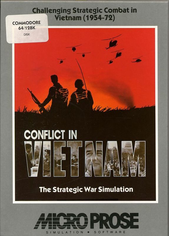 Front Cover for Conflict in Vietnam (Commodore 64)