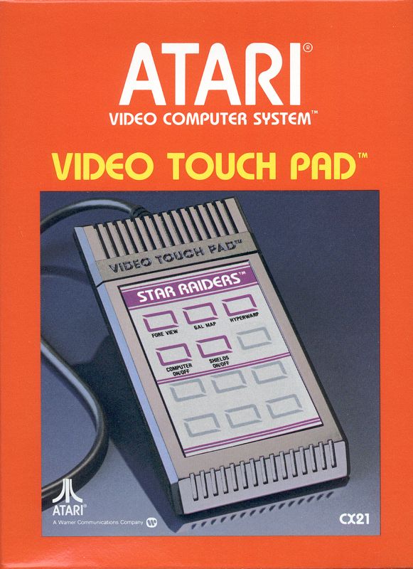Other for Star Raiders (Atari 2600): Keypad Box - Front