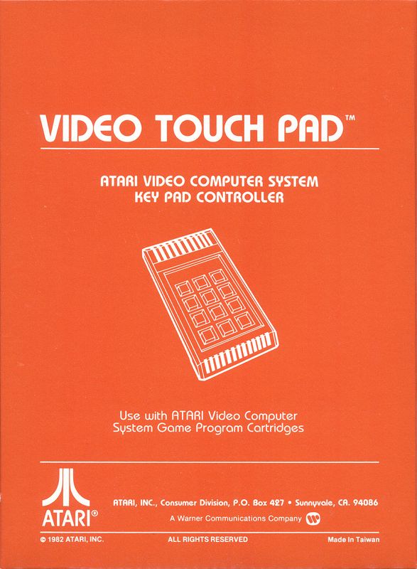 Other for Star Raiders (Atari 2600): Keypad Box - Back