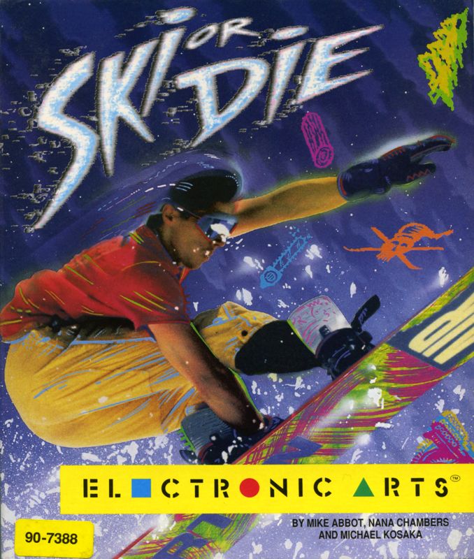 Front Cover for Ski or Die (DOS)