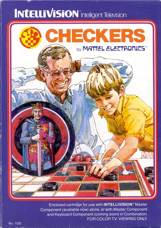 Front Cover for Checkers (Intellivision)