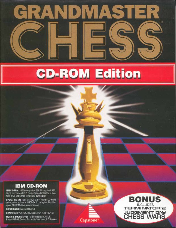 Front Cover for Grandmaster Chess (CD-ROM Edition) (DOS)