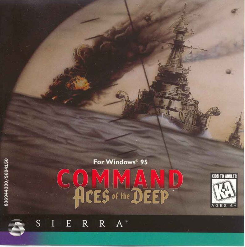 Front Cover for Command: Aces of the Deep (Windows) (Budget Package - CDROM only in shrinkwrap)
