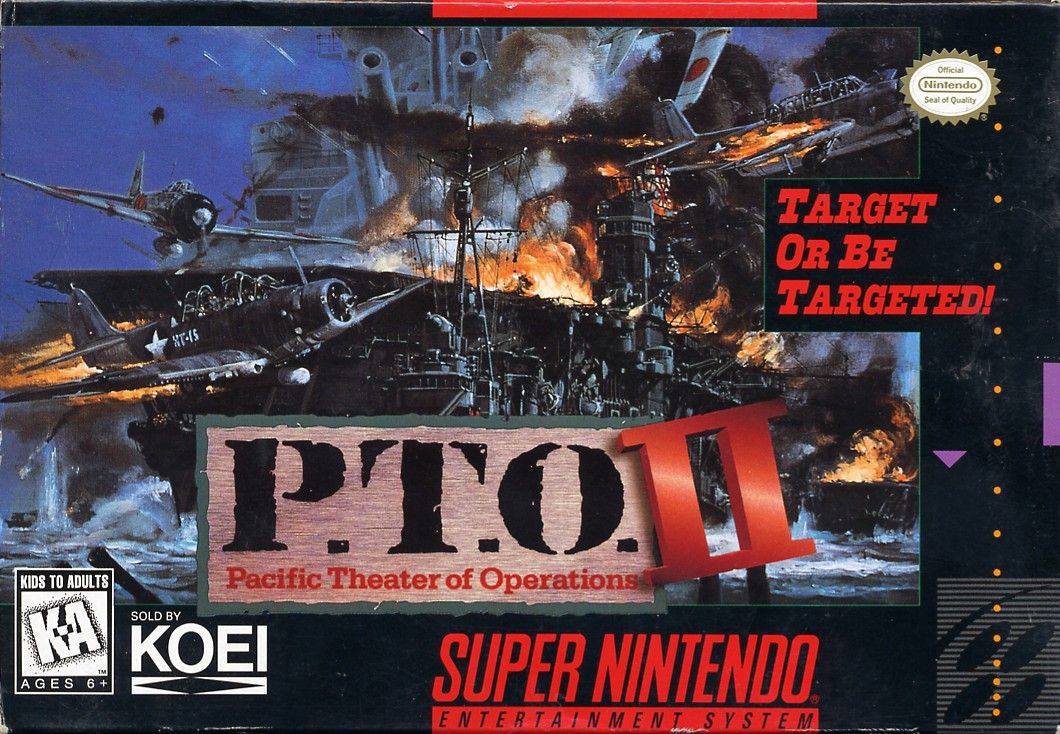 Front Cover for P.T.O.: Pacific Theater of Operations II (SNES)