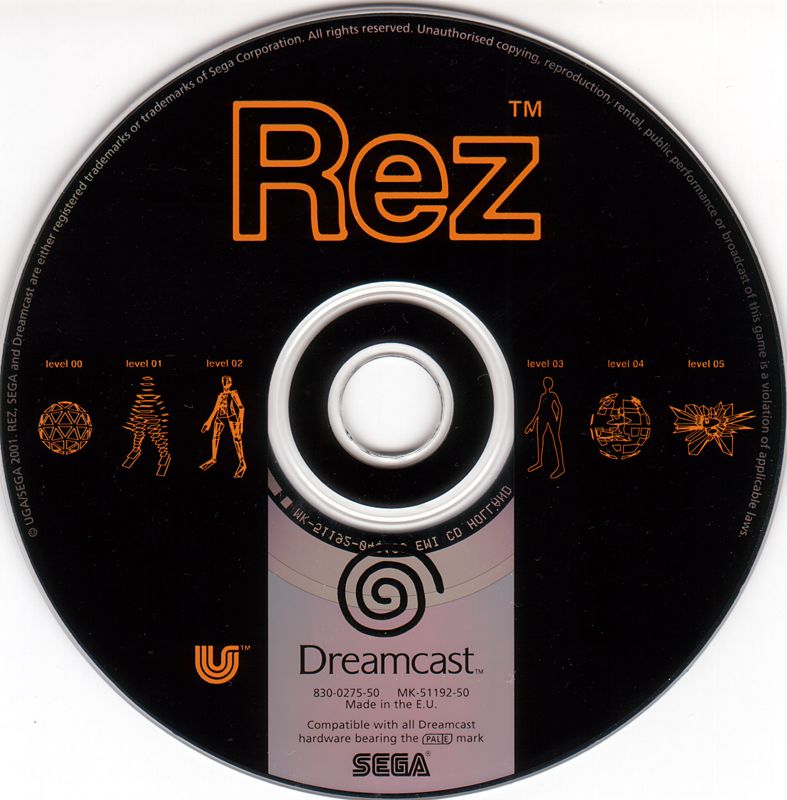 Media for Rez (Dreamcast)