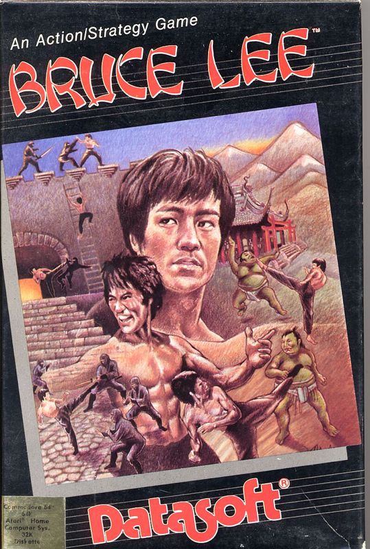 Front Cover for Bruce Lee (Atari 8-bit and Commodore 64)