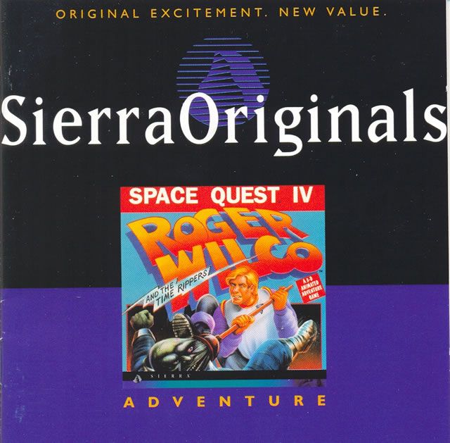 Other for Space Quest IV: Roger Wilco and the Time Rippers (DOS and Windows 3.x) (SierraOriginals Release): Jewel Case - Front