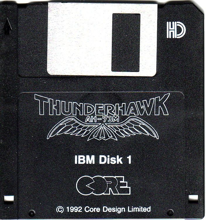 Media for Thunderhawk (DOS): Disk 1 / 2