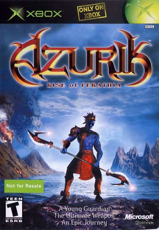 Front Cover for Azurik: Rise of Perathia (Xbox)