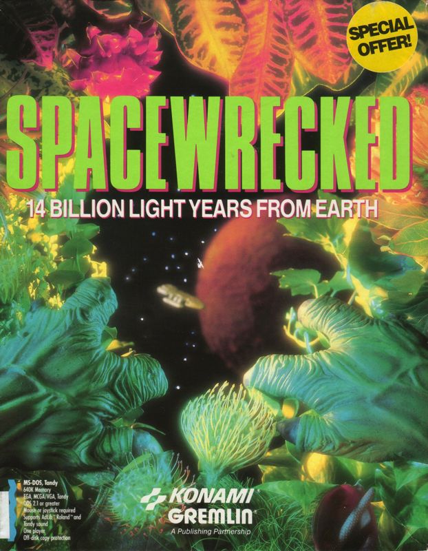 Front Cover for Spacewrecked: 14 Billion Light Years From Earth (DOS)