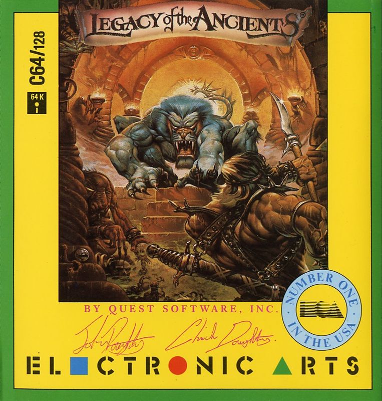 Front Cover for Legacy of the Ancients (Commodore 64)