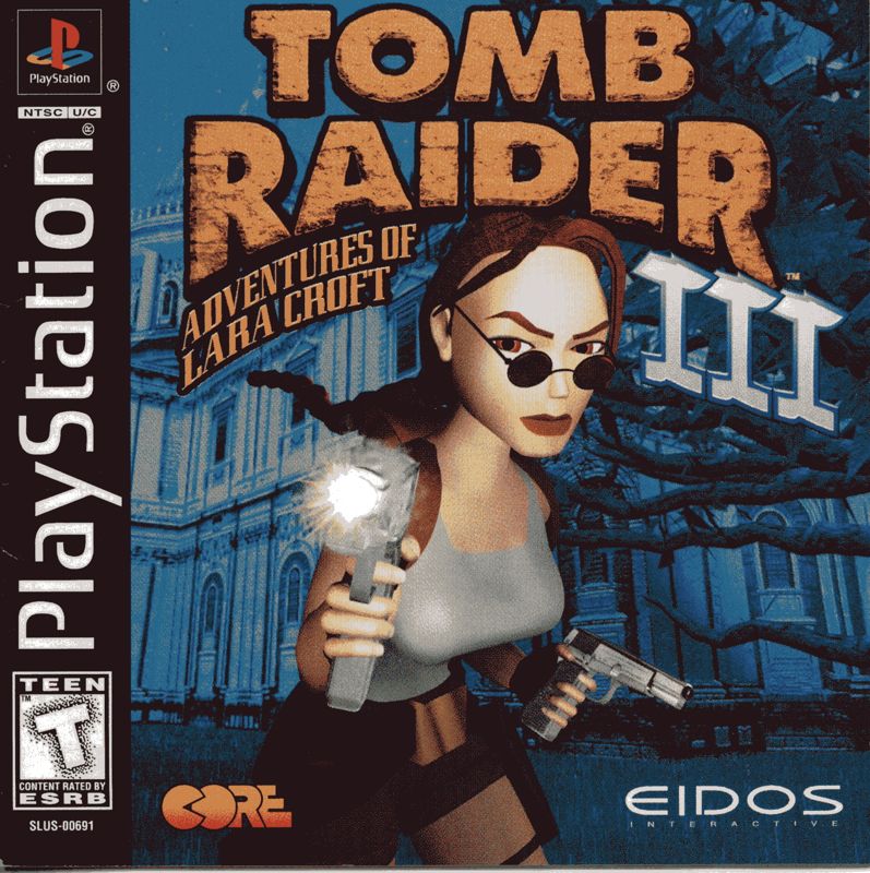 Front Cover for Tomb Raider III: Adventures of Lara Croft (PlayStation)