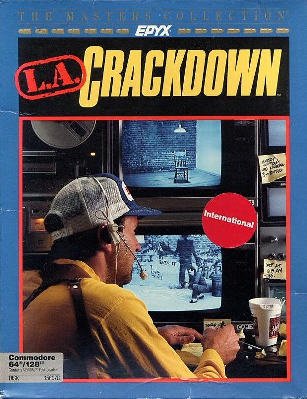 Front Cover for L.A. Crackdown (Commodore 64)