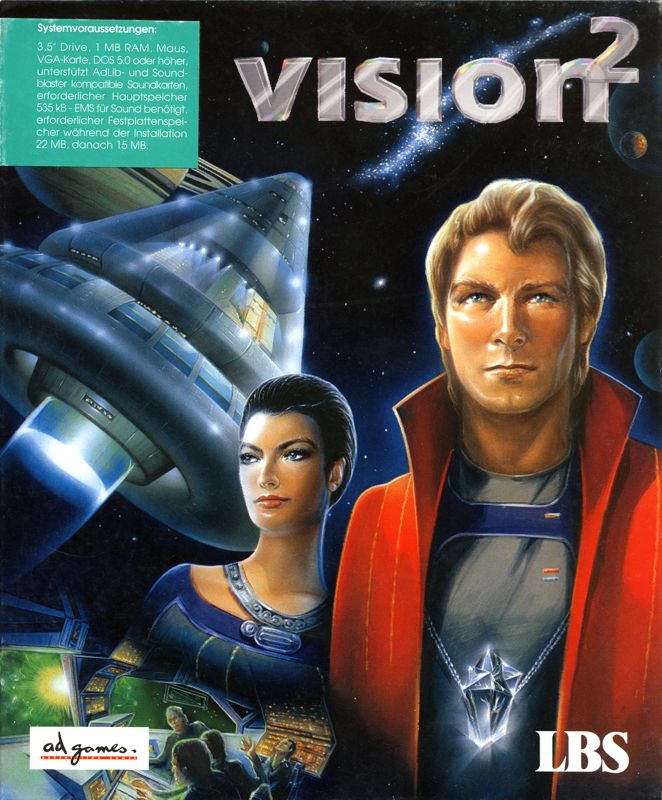 Front Cover for Vision² (DOS)