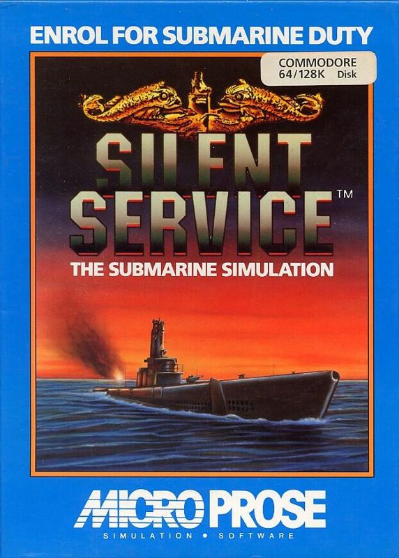 Front Cover for Silent Service (Commodore 64)