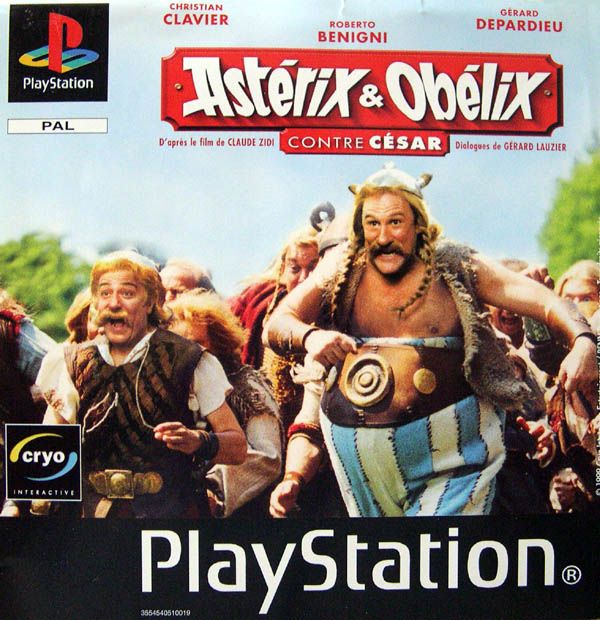 Front Cover for Astérix and Obélix Take on Caesar (PlayStation)