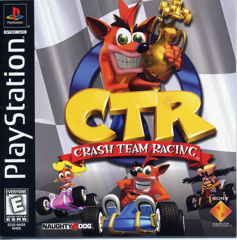 Front Cover for CTR: Crash Team Racing (PlayStation)