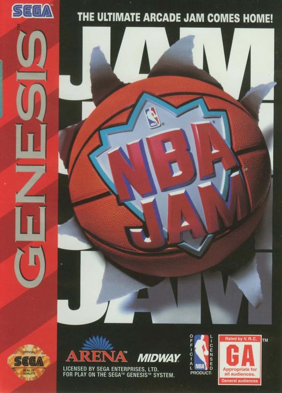 Front Cover for NBA Jam (Genesis)