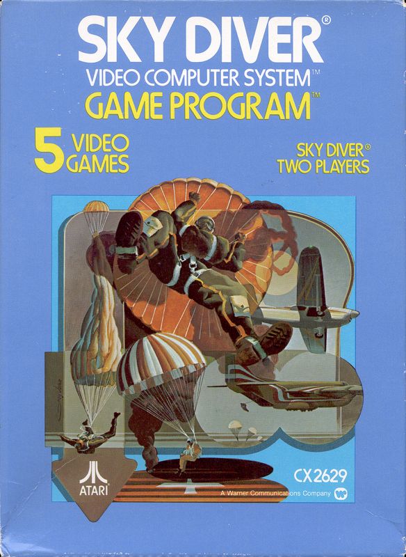 Front Cover for Skydiver (Atari 2600) (1981 release)