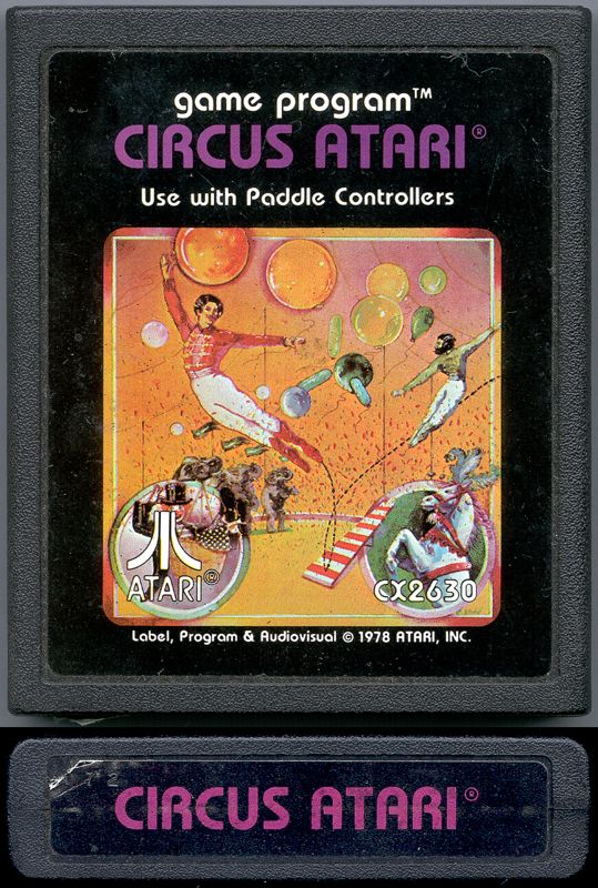 Media for Circus Atari (Atari 2600) (1981 release)