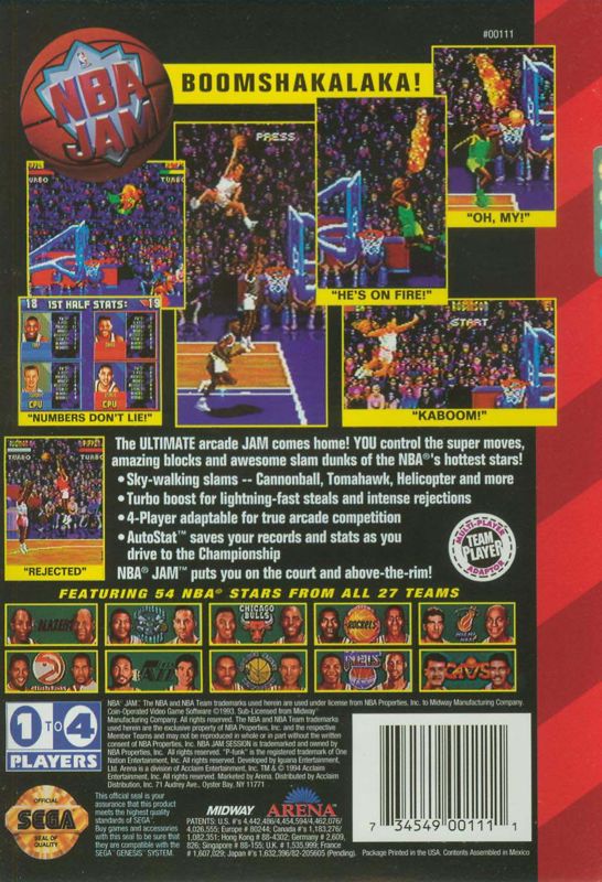 Jogos Antigos - SNES - NBA JAM (Boom! Shakalaka!) 