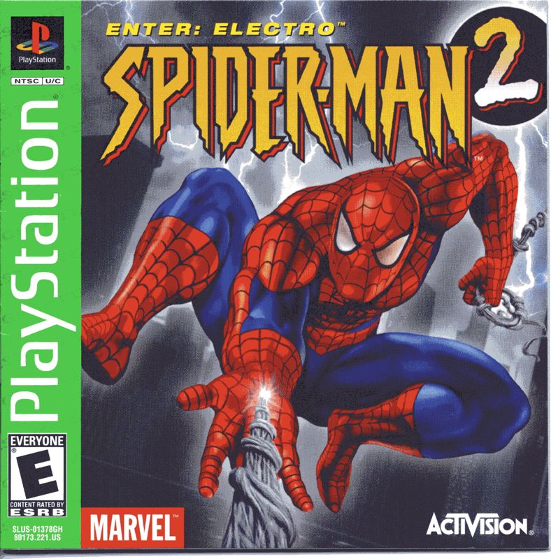Front Cover for Spider-Man 2: Enter: Electro (PlayStation) (Greatest Hits release)