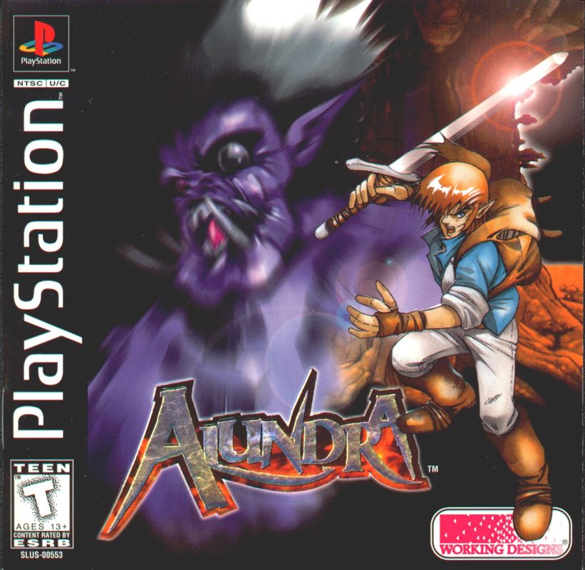 Other for Alundra (PlayStation): Manual Cover Front