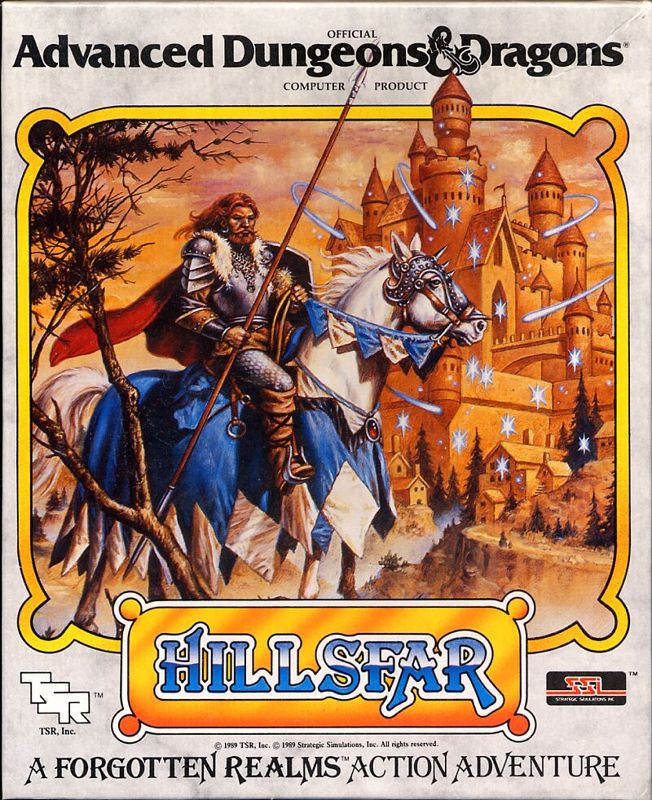 Front Cover for Hillsfar (Commodore 64) (U.S. Gold Release)