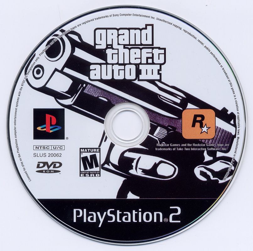 Grand Theft Auto III cover or packaging material - MobyGames