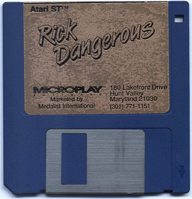 Media for Rick Dangerous (Atari ST)