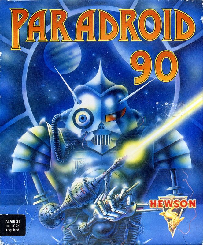 Front Cover for Paradroid 90 (Atari ST)