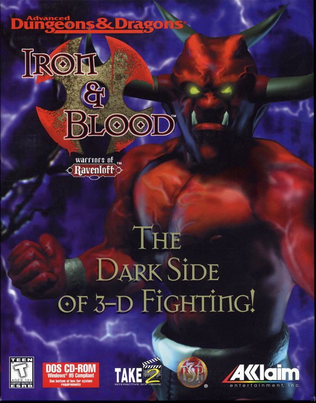 Front Cover for Iron & Blood: Warriors of Ravenloft (DOS)