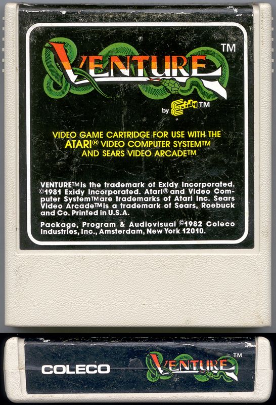 Media for Venture (Atari 2600) (Coleco release)