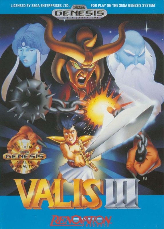 Front Cover for Valis III (Genesis)