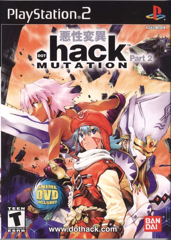 Front Cover for .hack//Mutation: Part 2 (PlayStation 2) (Game Contains Part 2 of the Anime DVD Series .hack//Liminality Vol.2:in the case of Yuki Alhara)
