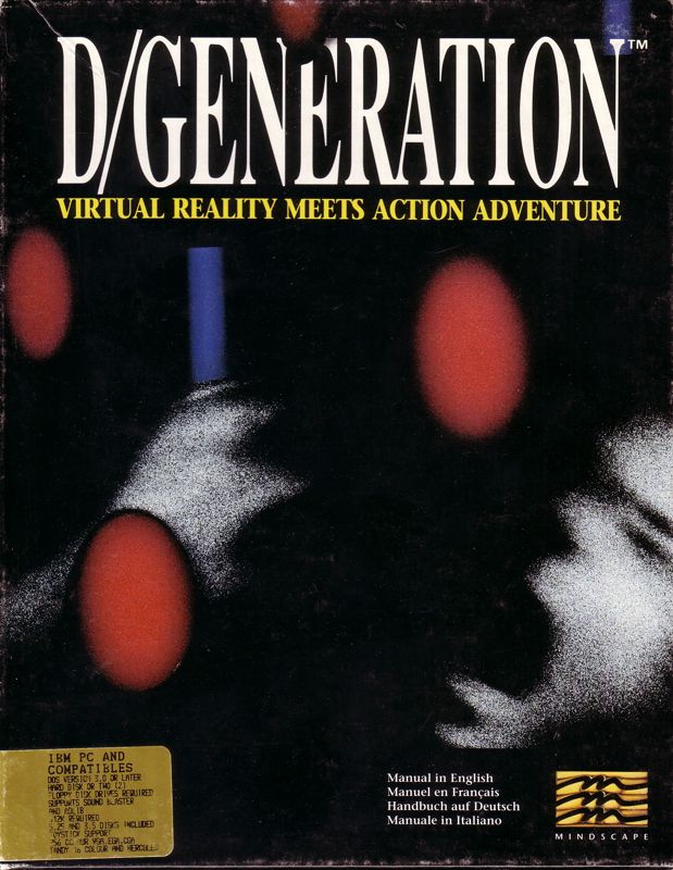Front Cover for D/Generation (DOS)