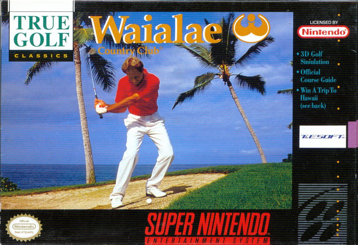 Front Cover for True Golf Classics: Waialae Country Club (SNES)