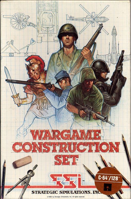 Front Cover for Wargame Construction Set (Commodore 64)