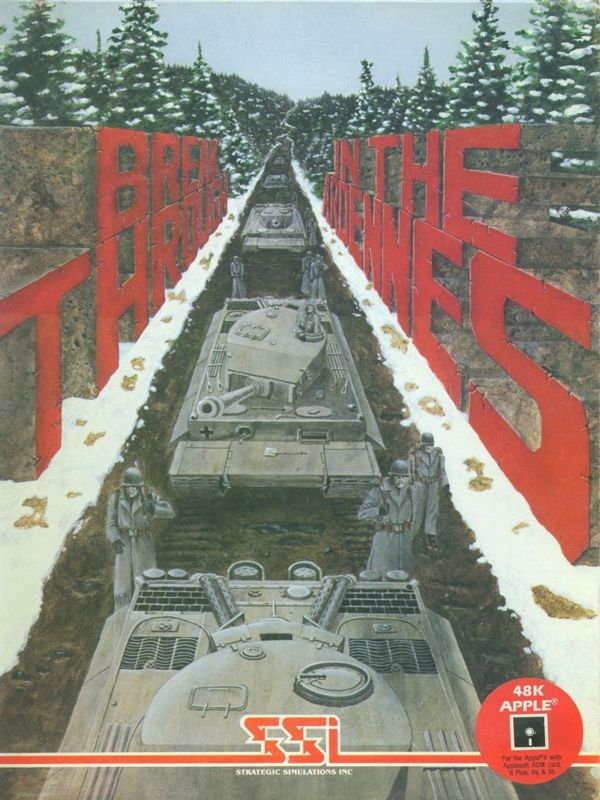 Front Cover for Breakthrough in the Ardennes (Apple II)